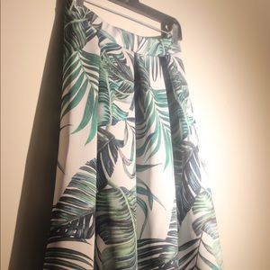 Boohoo A-Line Scuba Material Skirt